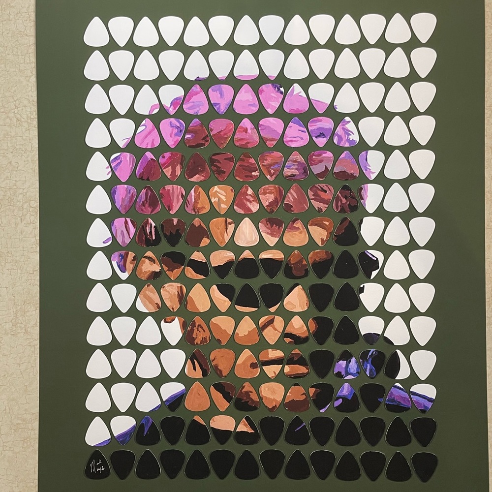 Layne Staley Alice In Chains Guitar Pick Artwork (PRINT ONLY)